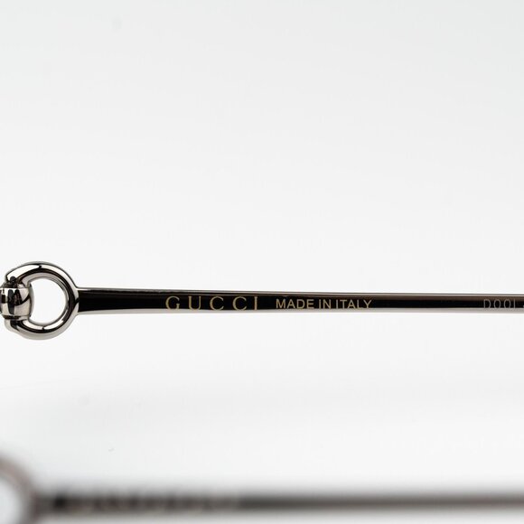 Gucci Men Sunglasses Silver Blue Rectangle GG1703S 003 BRAND NEW - Picture 8 of 15